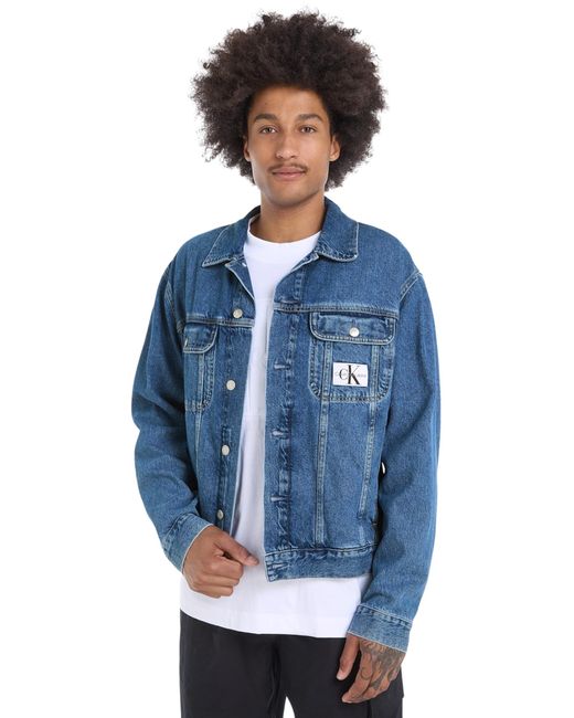 Calvin Klein Blue Regular 90's Jacket J30j324972 for men