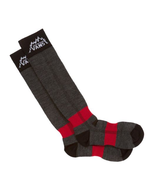 Vans Red Off The Wall Grey S Long Socks Vqjmhtb for men