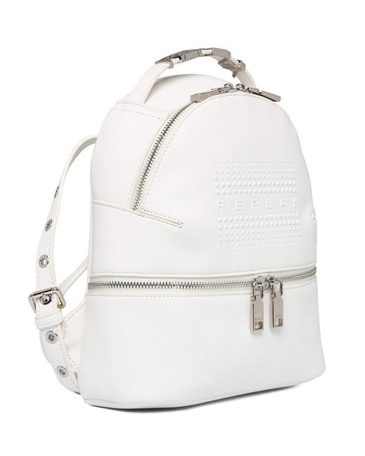 grey backpack handbag