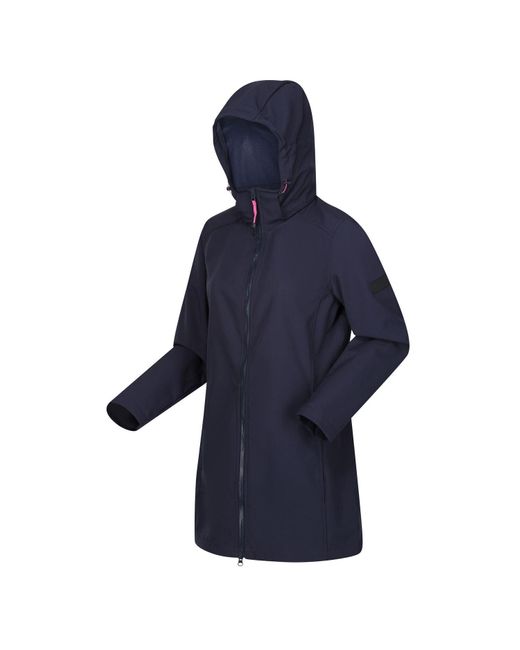 Regatta Blue S Carisbrooke Longline Softshell Jacket