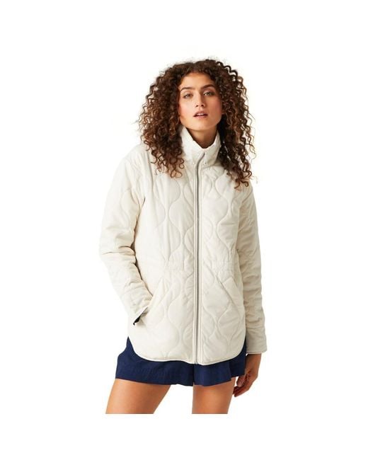 Regatta White S Courcelle Full Zip Quilted Coat