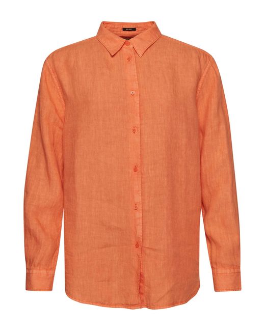 Superdry Orange Studios Casual Linen BF Shirt Kapuzenpullover