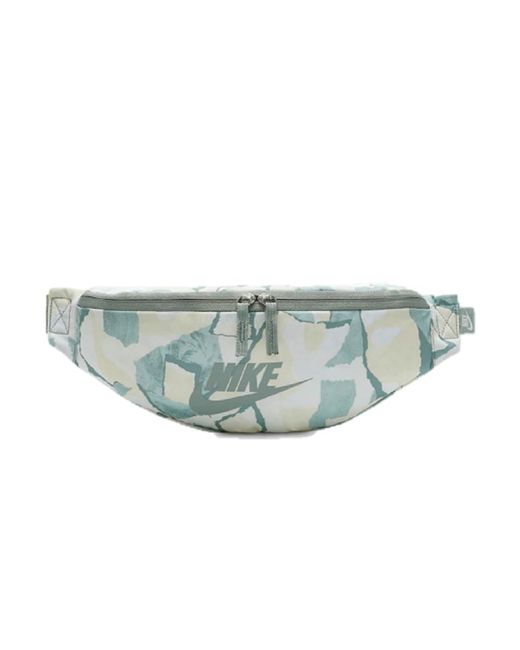 Nike Blue Heritage Fanny Pack Bag Tech Hip Pack 3 L Print One Size