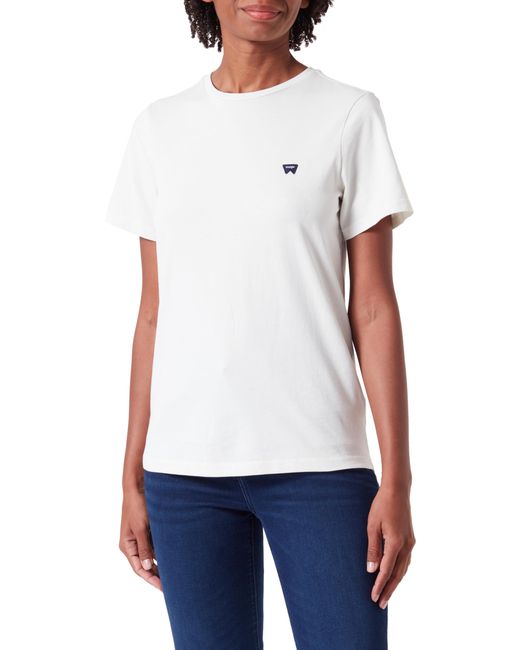 T-Shirt Normale di Wrangler in White