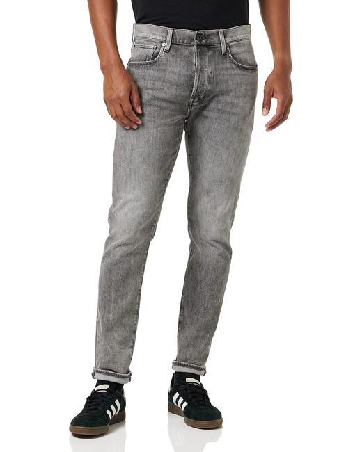 G-Star RAW 3301 Slim Jeans in Grey for Men | Lyst UK