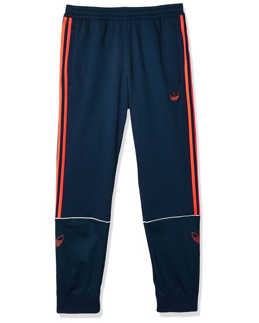 Adidas Outline Sp Flc Sportbroek Voor in het Blue voor heren
