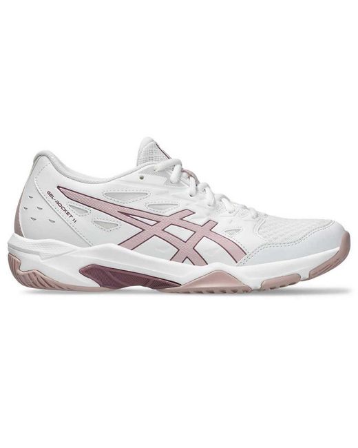 Asics White Gel-Rocket 11 Sneaker