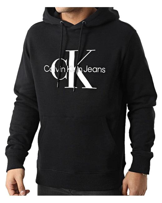 Calvin Klein Black Hoodie For for Men | Lyst UK