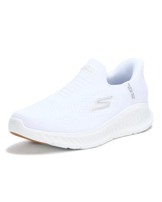 Skechers White Hands Free Slip-ins Go Walk Now-sauntered Sneaker for men