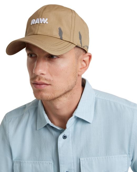 G-Star Para Hombre Gorra Avernus RAW Artwork Baseball G-Star de hombre de color White