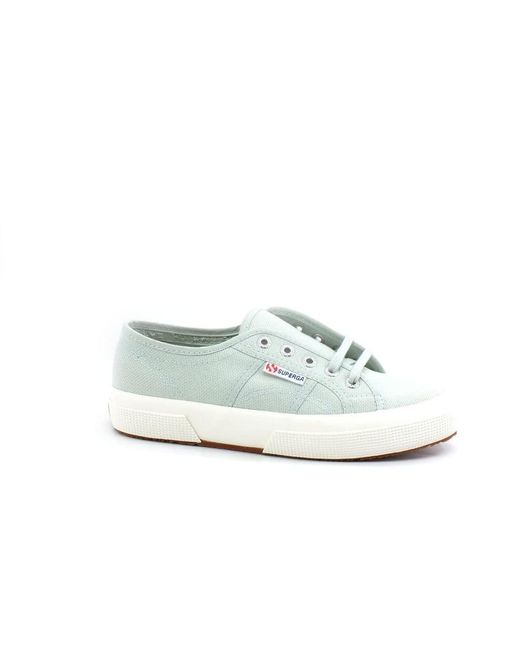 2750-Cotu Classic Uni Sneaker Green Iceberg-f Avorıo Scarpe Verde di Superga in White da Uomo