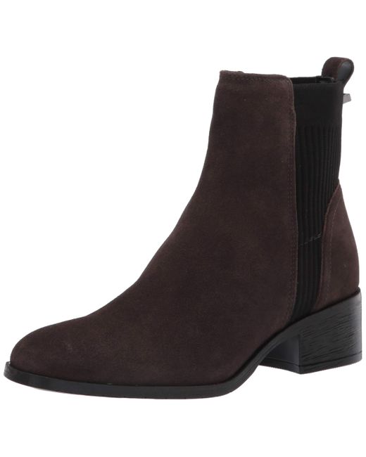 Kenneth Cole REACTION Womens Time for Fun Stretch Material Heeled Ankle Bootie Ankle Boot