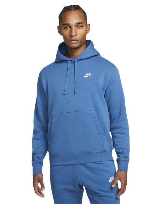 Sweat à capuche en polaire pour homme Nike pour homme en coloris Bleu | Lyst