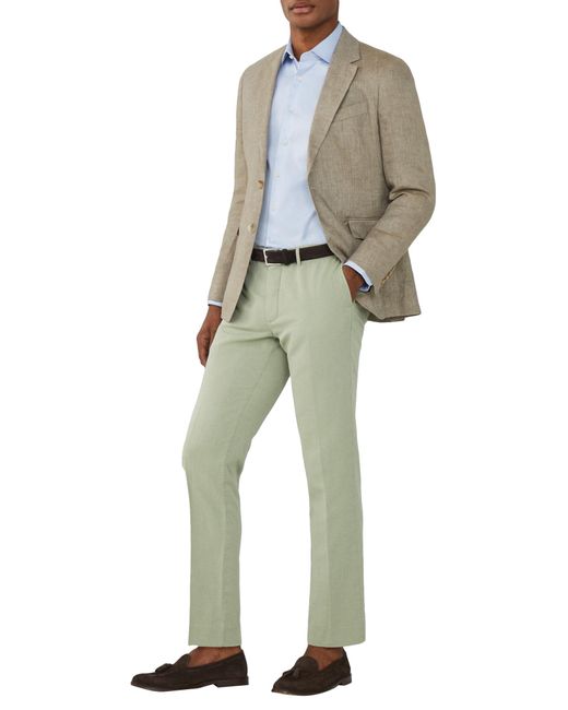 Hackett Natural Cott Linen Chino Trouser for men