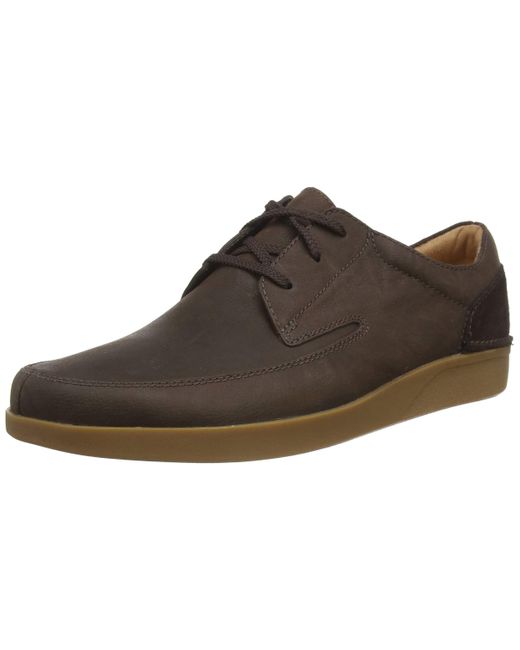 Clarks Brown Oakland Craft Mens Casual Shoes for men