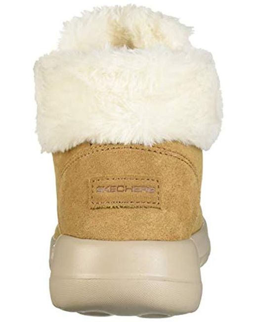 Skechers On The Go Joy Lush Chukka Boot In Chestnut Brown