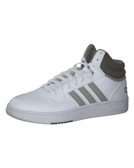 adidas Schoenen Hp7894 Hoops Sneakers Hoge Sportieve Sneakers Wit Leer in  het Grijs voor heren | Lyst NL