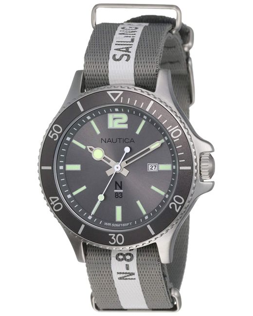 Nautica NAPABS902 Armbanduhr in Gray für Herren