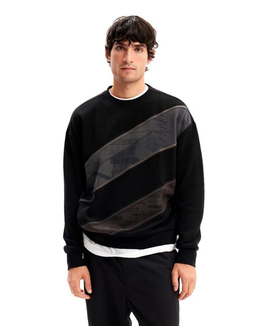 Desigual Amadeo Sweater in Black für Herren