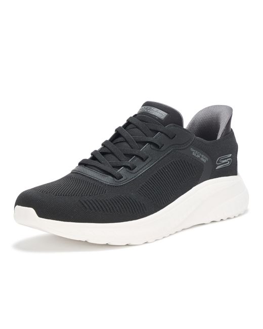 Skechers Black Hands Free Slip-ins Squad Chaos-solid Step Sneaker for men