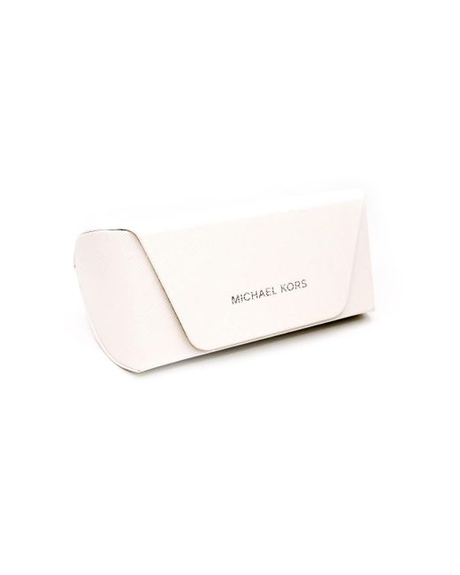 Michael Kors Black Medium White Sunglass Eyeglass Case + Bundle With Eshades Luxury Eyewear Kit