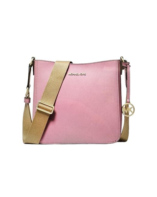 Michael Kors Pink Small Leather Crossbody Bag