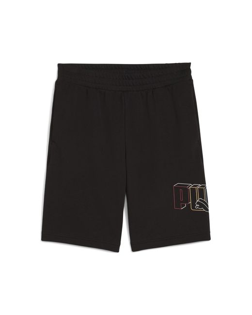 ESS Logo Lab Execution Shorts 10" TR Pantalones Cortos de Punto PUMA de hombre de color Black