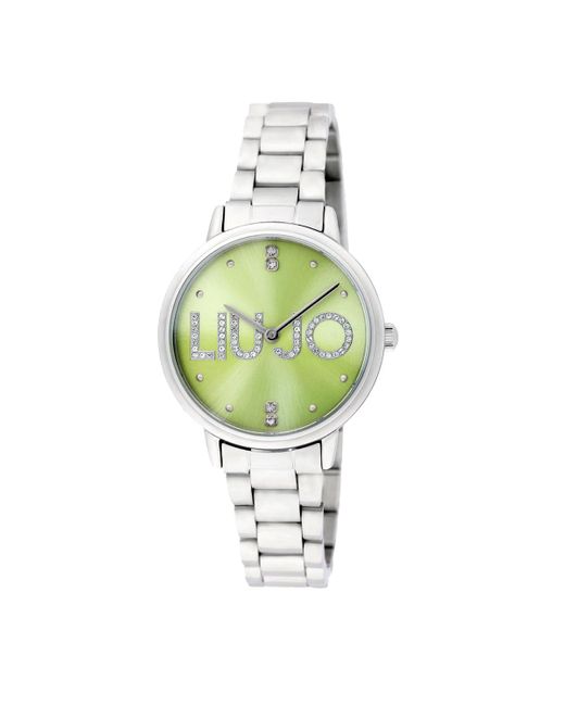 Orologio Elegante da donna al quarzo in acciaio - Modello Couple Essence TLJ2515 - Orologio con cristalli nel quadrante e di Liu Jo in Metallic