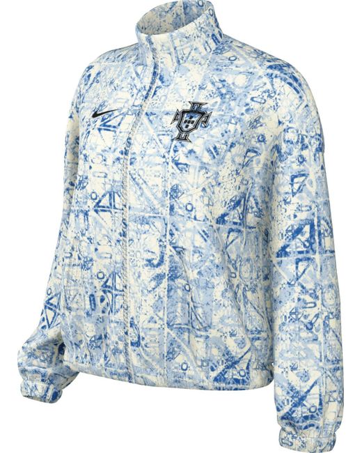 Portugal Damen Sportswear Essntl WR Woven Jkt Chaqueta Nike de color Blue