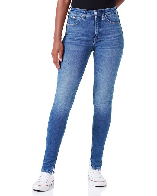Calvin Klein Blue Jeans High Rise Ankle Skinny Fit