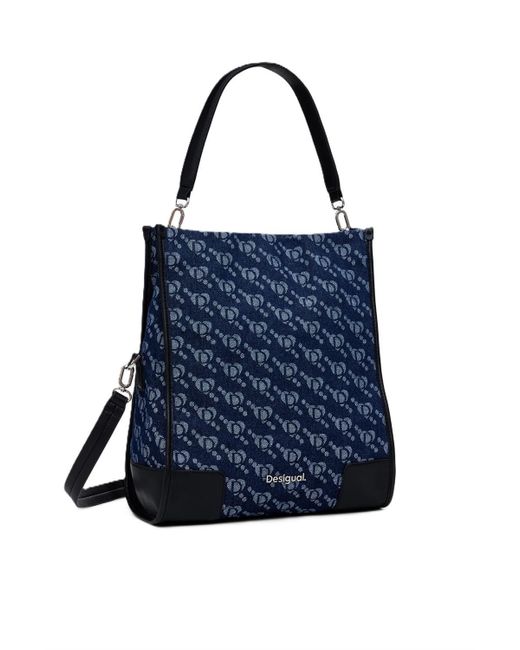 Desigual Blue Accessories Fabric Hand Bag