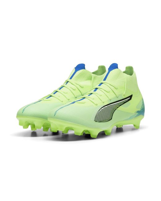 PUMA Green Adults Ultra 5 Match+ FG/AG Soccer Shoe