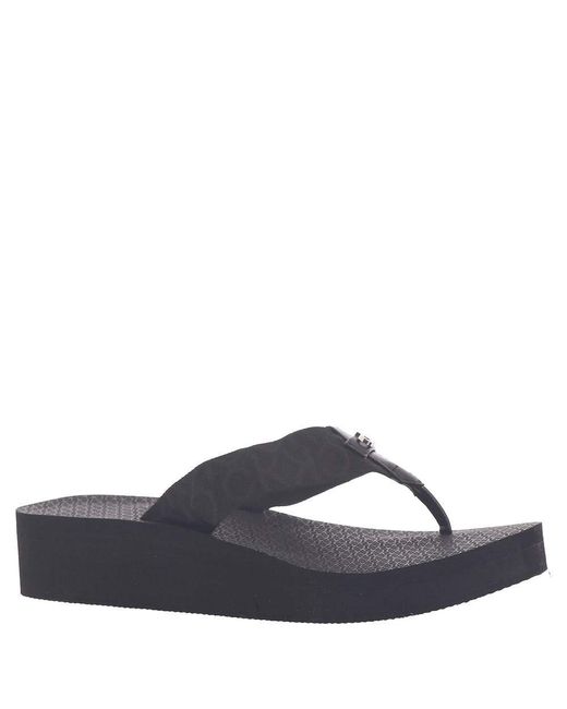 Calvin Klein Meena Teenslippers Voor in het Blue