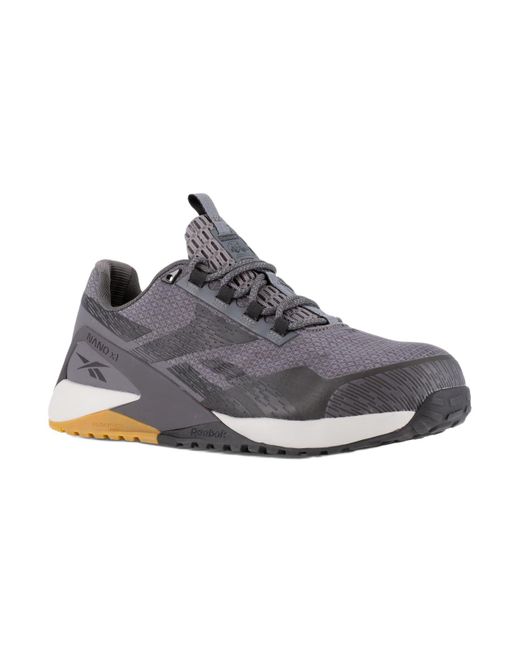 Nano X1 Adventure Athletic Safety Shoe di Reebok in Gray