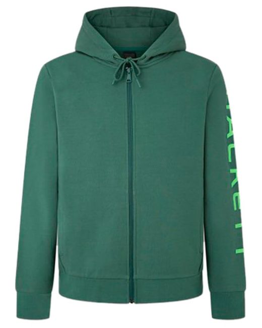 Hackett Green Hackett Essential Full Zip Sweatshirt M for men