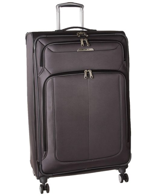 Samsonite Black Solyte Dlx Softside Expandable Luggage With Spinner Wheels