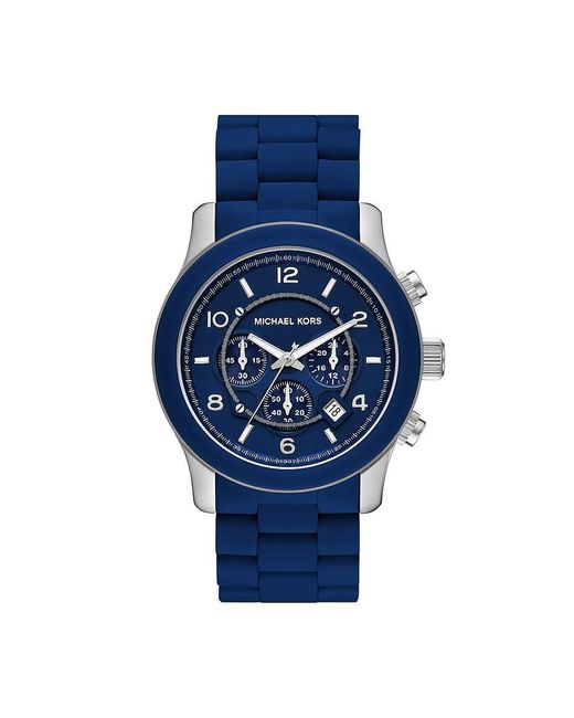 Michael Kors Blue Mk9077 - Runway Chronograph Watch for men