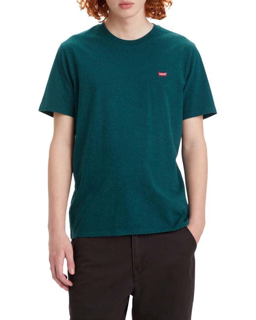 Levi's Ss Original Housemark Tee T-Shirt,Evergreen,XS für Herren