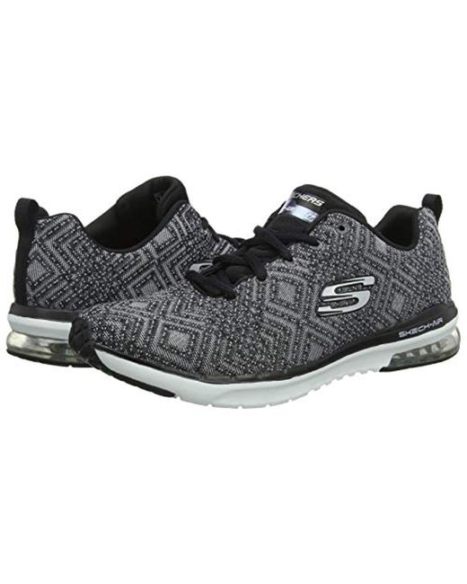 Skechers Skech Air Infinity All Aglow Trainers In Black Lyst