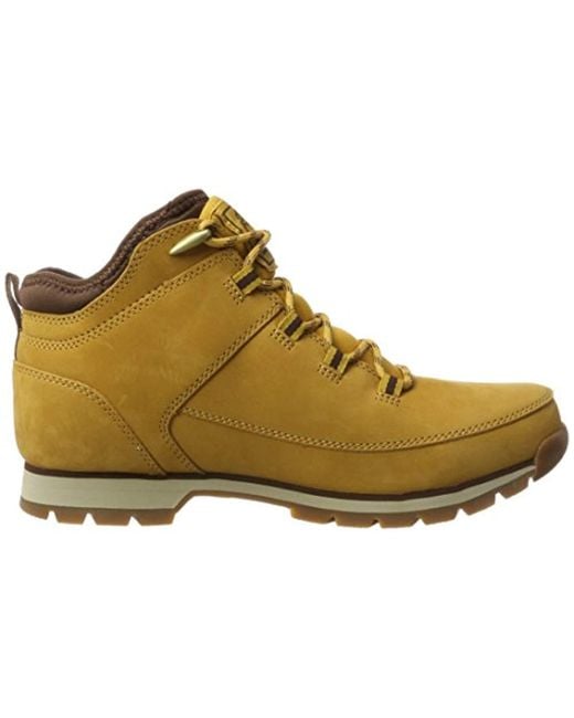 timberland men's euro sprint hiker yellow wheat