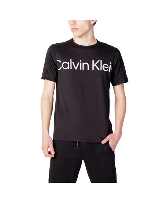 T-shirt Nera da Uomo 00GMS3K102-BAE di Calvin Klein in Black da Uomo