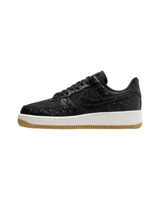 Nike Black Wmns Air Force 1 '07 Lx Nbhd Leather Trainers For