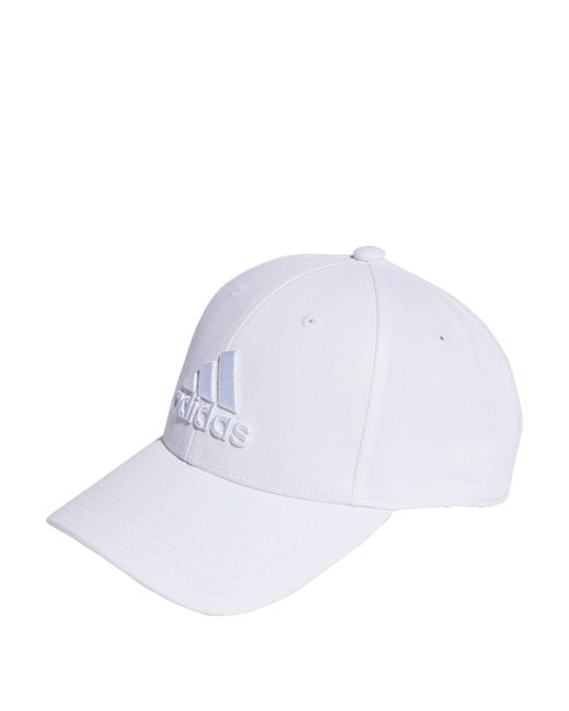 Big Tonal Logo Baseball Cap Casquette Adidas en coloris White