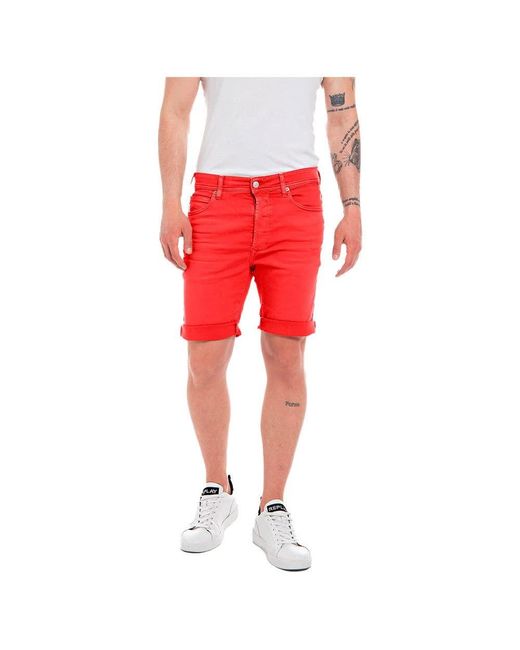 Replay Casual Shorts in Red für Herren