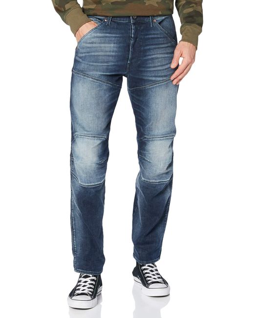 G-Star RAW 5620 3D Original Relaxed Tapered Jeans in Blau für Herren | Lyst  DE