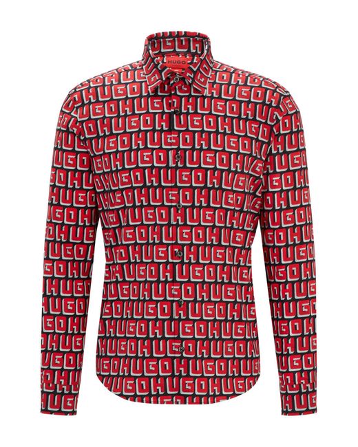 HUGO Red Slim-Fit Shirt for men