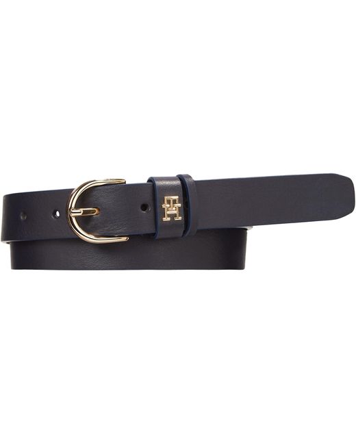 Tommy Hilfiger Black Essential Effortless 2.5 Belts