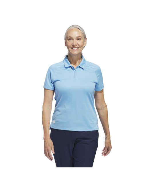 Adidas Blue Ultimate365 Heat.rdy Polo Shirt Golf