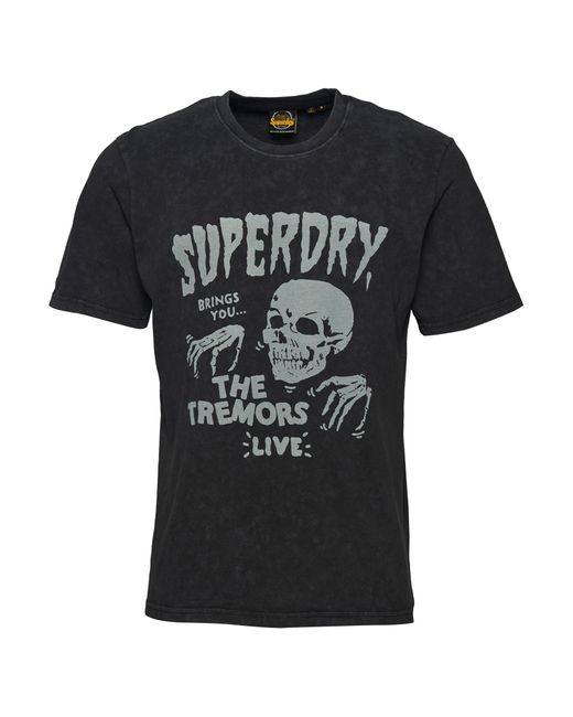 Superdry Vintage Lo-fi Flyer Tee Hemd in het Black voor heren