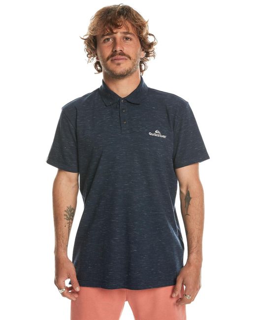 Quiksilver Blue Polo Shirt For - Polo Shirt - - Xl for men